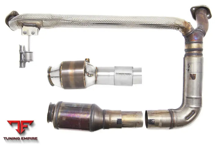 FABSPEED PORSCHE 718 BOXSTER|CAYMAN HJS SPORT CATALYTIC CONVERTER (2017+)