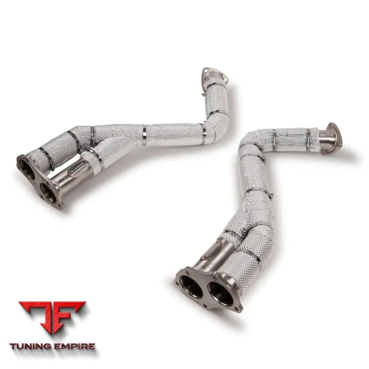 FABSPEED PORSCHE 718 GT4/GTS/SPYDER OVER AXLE LINK PIPES (2020+)