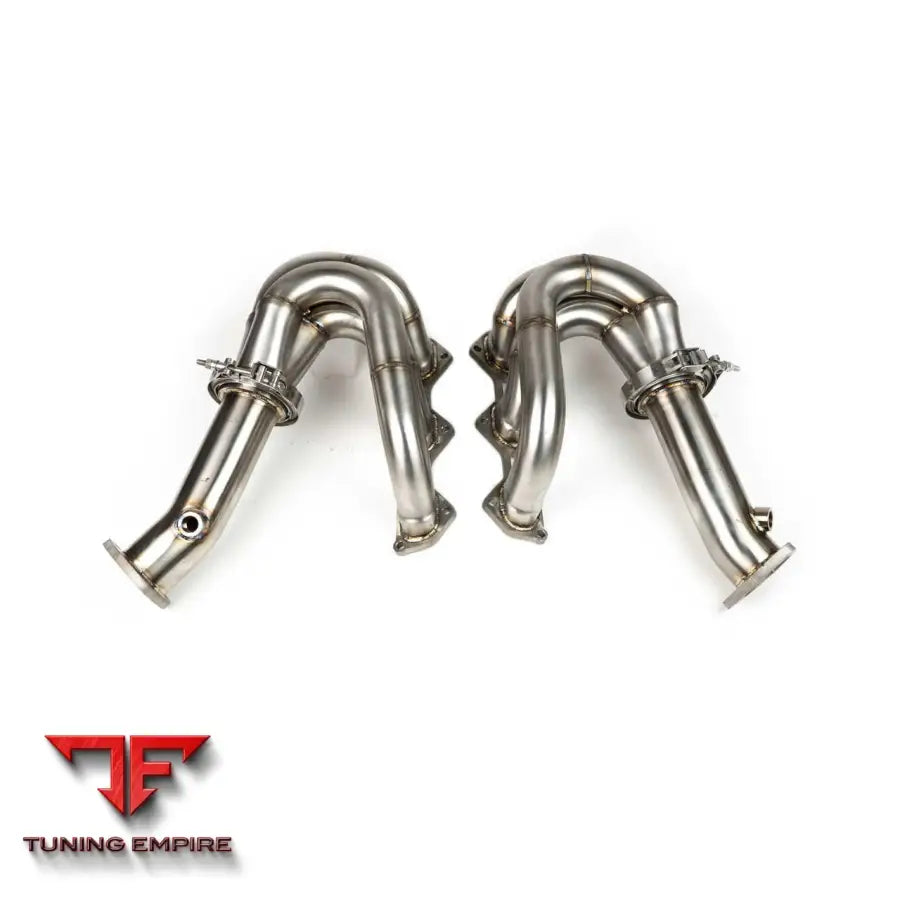 FABSPEED PORSCHE 718 GT4/GTS/SPYDER RACING HEADERS WITH HJS CATALYTIC CONVERTERS (2020+)