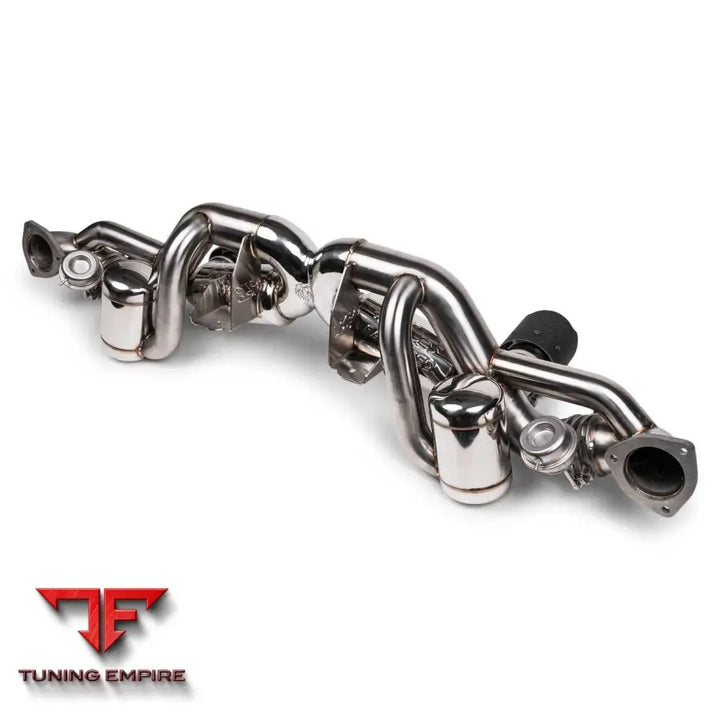 FABSPEED PORSCHE 718 GT4 RS VALVETRONIC X-PIPE CAT-BACK EXHAUST SYSTEM (2022+)