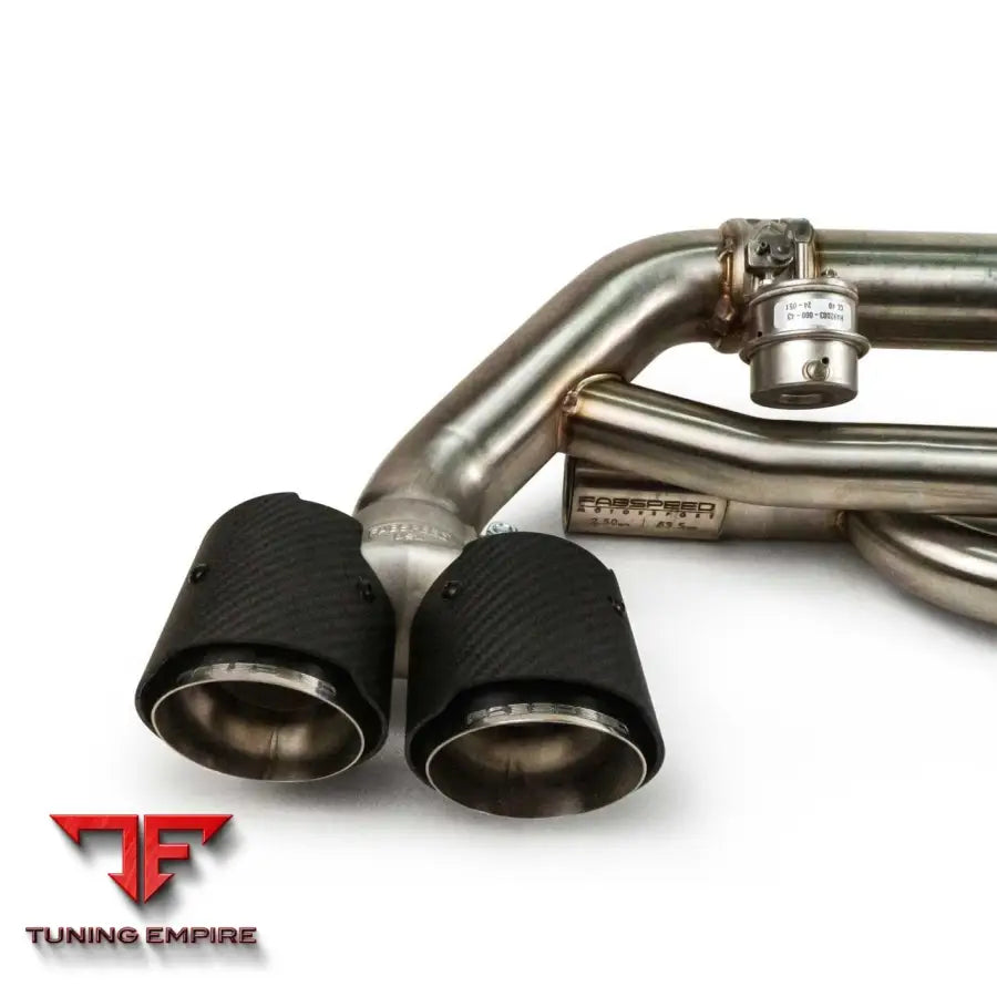FABSPEED PORSCHE 991.2 CARRERA VALVETRONIC CENTER MUFFLER BYPASS X-PIPE (NON-PSE ONLY)
