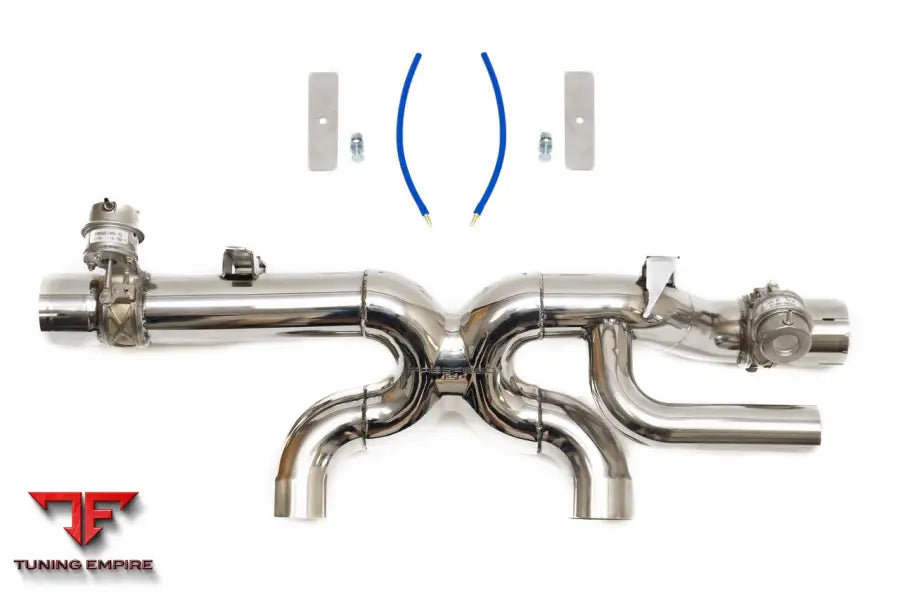 FABSPEED PORSCHE 991.2 CARRERA VALVETRONIC CENTER MUFFLER BYPASS X-PIPE (PSE ONLY)