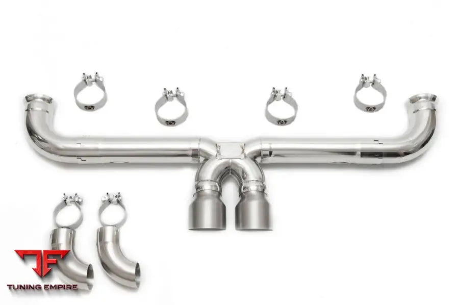 FABSPEED PORSCHE 991.2 GT3/GT3 RS CAT-BACK COMPETITION RACE X-PIPES (2017-2019)