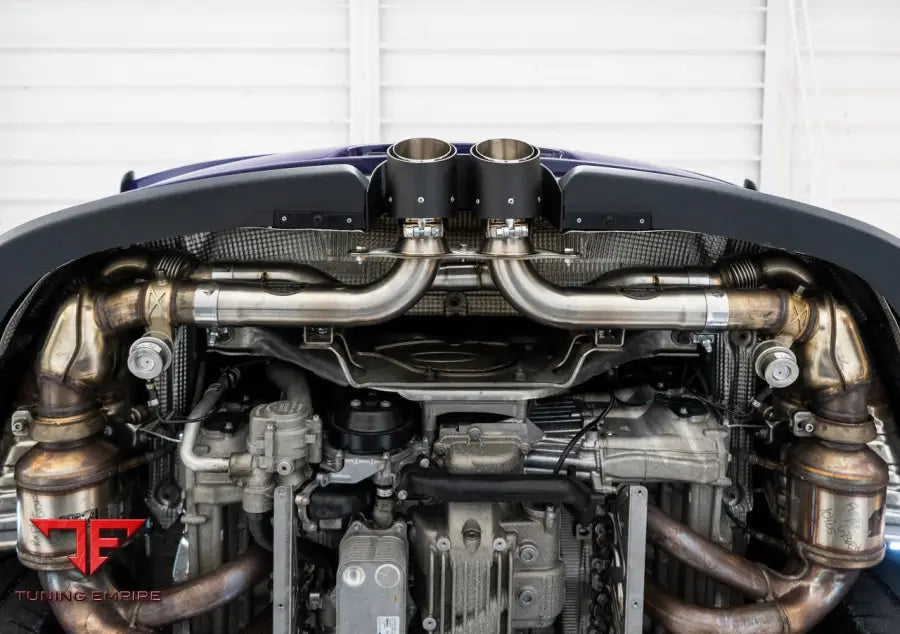 FABSPEED PORSCHE 991.2 GT3/GT3 RS CENTER MUFFLER BYPASS PIPE (2017-2019)