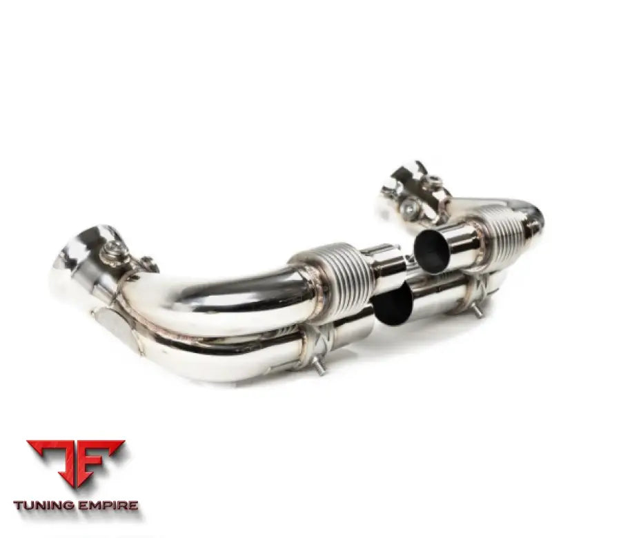 FABSPEED PORSCHE 991.2 GT3/GT3 RS SIDE MUFFLER BYPASS PIPES (2017-2019)