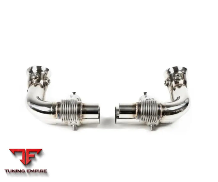 FABSPEED PORSCHE 991.2 GT3/GT3 RS SIDE MUFFLER BYPASS PIPES (2017-2019)