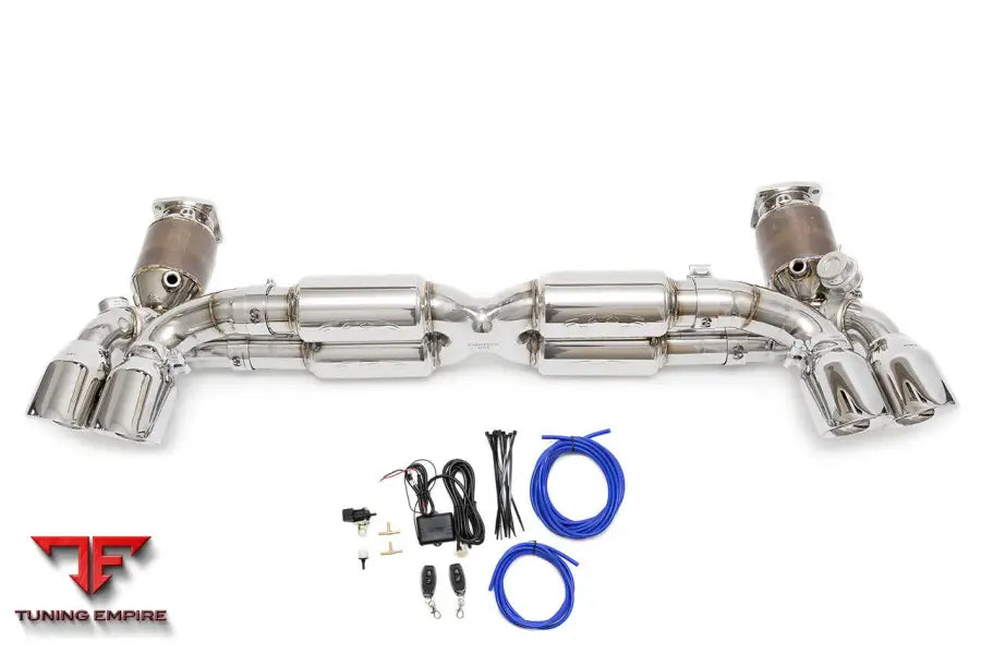 FABSPEED PORSCHE 991.2 TWIN TURBO/TURBO S VALVETRONIC SUPERSPORT X-PIPE EXHAUST SYSTEM (2017-2020)