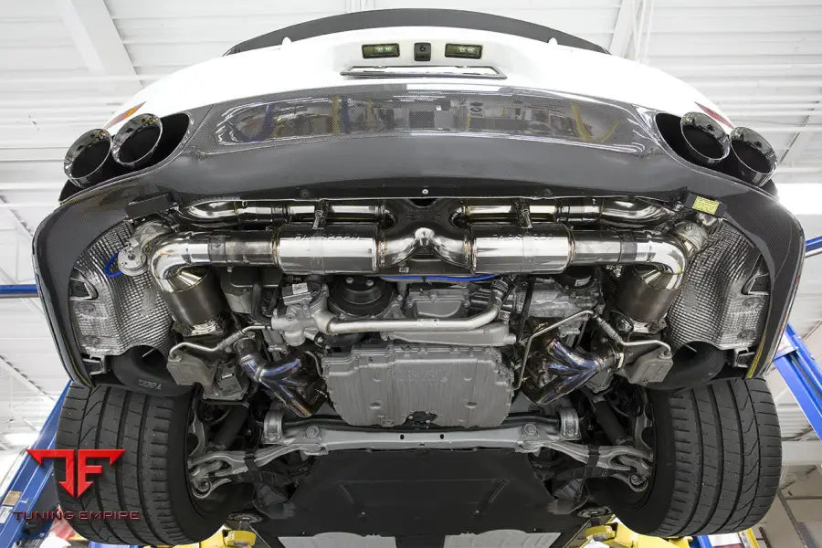 FABSPEED PORSCHE 991.2 TWIN TURBO/TURBO S VALVETRONIC SUPERSPORT X-PIPE EXHAUST SYSTEM (2017-2020)