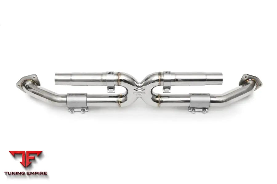 FABSPEED PORSCHE 991 CARRERA CENTER MUFFLER BYPASS X-PIPE (NON VALVED EXHAUST ONLY) (2012-2016)
