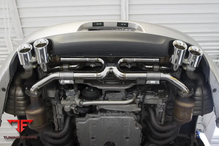 FABSPEED PORSCHE 991 CARRERA VALVETRONIC CENTER MUFFLER BYPASS X-PIPE (VALVED EXHAUST ONLY) (2012-2016)