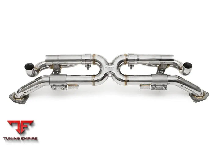 FABSPEED PORSCHE 991 CARRERA VALVETRONIC CENTER MUFFLER BYPASS X-PIPE (VALVED EXHAUST ONLY) (2012-2016)