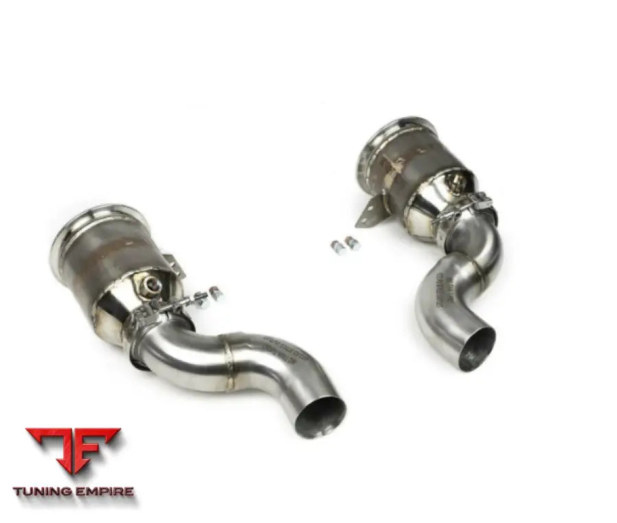FABSPEED PORSCHE 992 CARRERA SPORT CATALYTIC CONVERTERS WITH GT2RS STYLE OUTLETS (2021+)