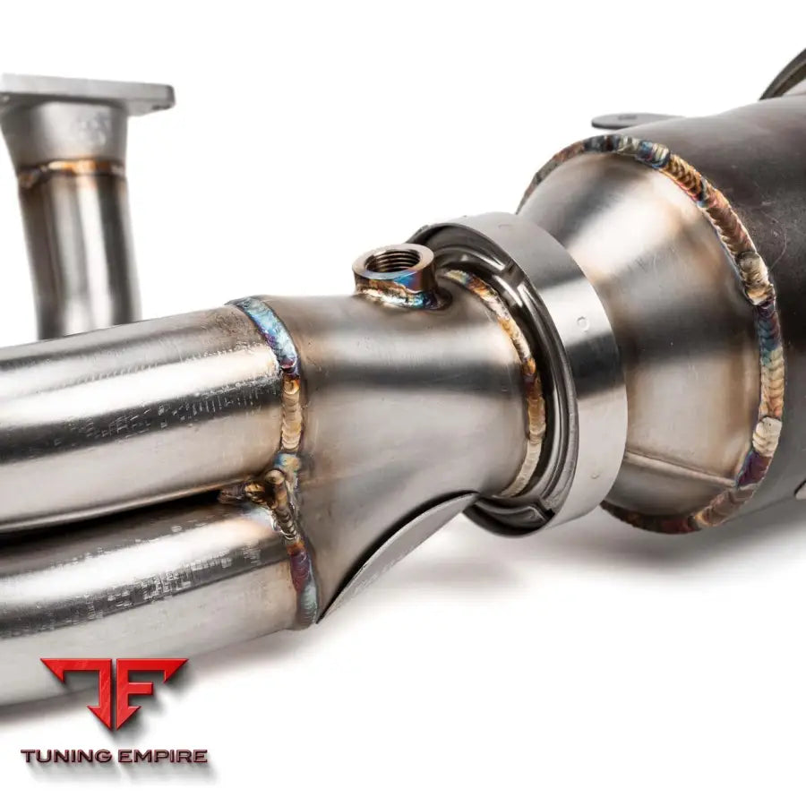 FABSPEED PORSCHE 992 GT3/GT3 RS MODULAR STREET AND RACING HEADERS WITH HJS CATALYTIC CONVERTERS (2022+)