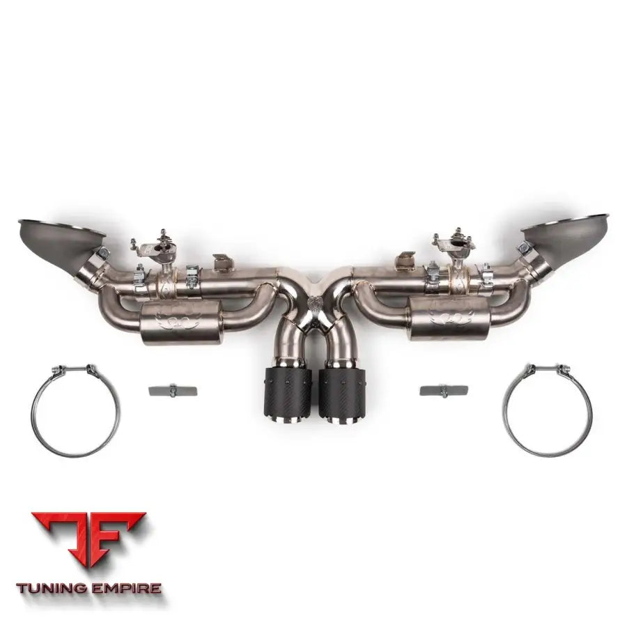 FABSPEED PORSCHE 992 GT3/GT3 RS TITANIUM VALVED CAT-BACK EXHAUST SYSTEM (2022+)