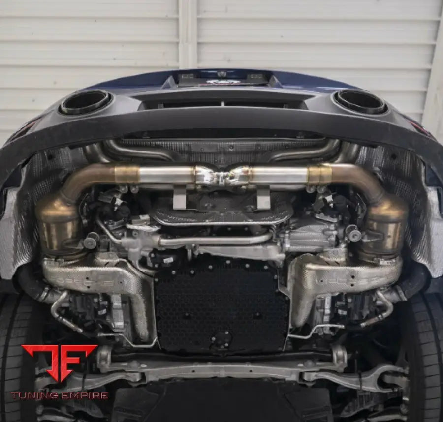 FABSPEED PORSCHE 992 TWIN TURBO/TWIN TURBO S CAT-BACK VALVETRONIC MAXFLO EXHAUST SYSTEM (2021+)