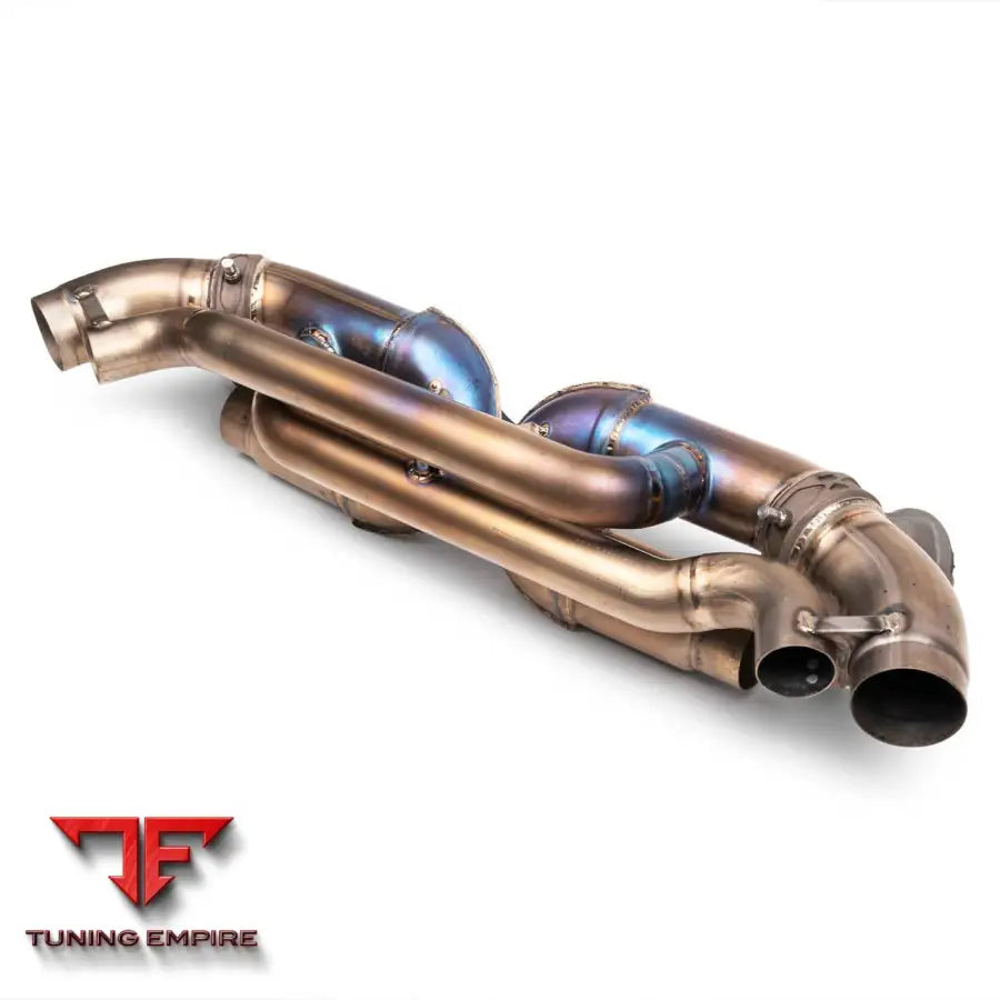 FABSPEED PORSCHE 992 TWIN TURBO/TWIN TURBO S HELICAL VALVETRONIC TITANIUM EXHAUST SYSTEM (2021+)