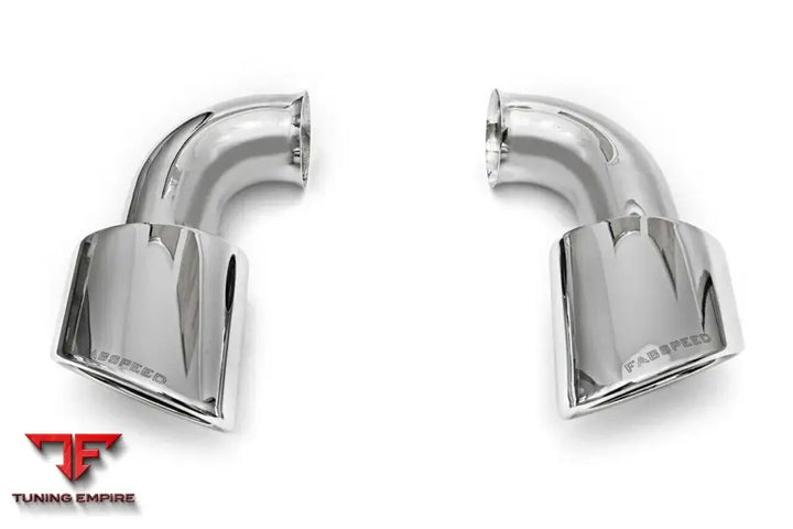 FABSPEED PORSCHE 993 TWIN TURBO MUFFLER BYPASS PIPES WITH TIPS (1995-1998)
