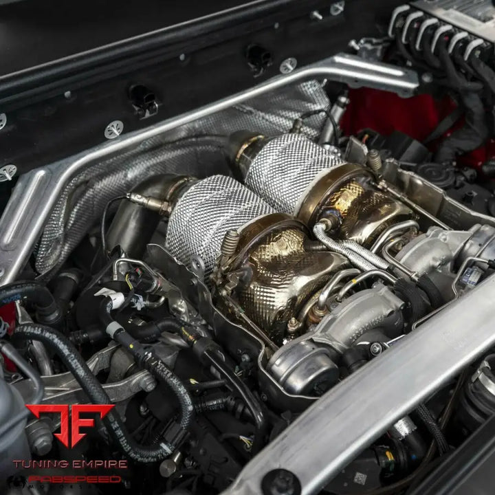 FABSPEED PORSCHE CAYENNE S/GTS/TURBO SPORT CATALYTIC CONVERTERS (2019+)