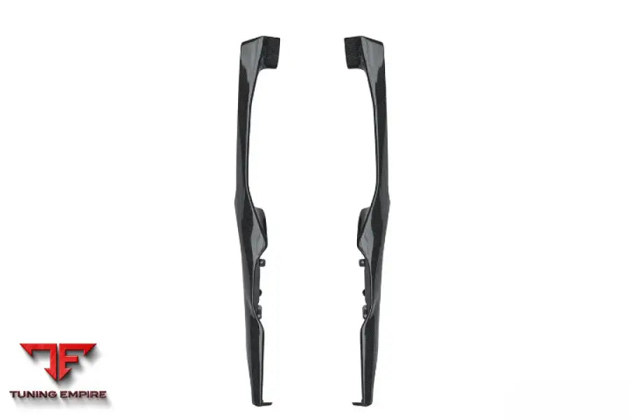 FERRARI 296 GTB & GTS OE STYLE DRY CARBON FIBER CENTER CONTROL SURROUND PANEL FRONT END