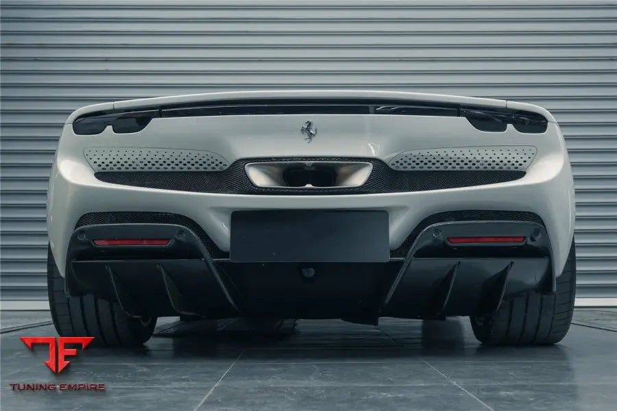 FERRARI 296 GTB (TYPE F171) OE STYLE CARBON FIBER REAR DIFFUSER BSD