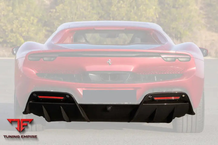 FERRARI 296 GTB (TYPE F171) OE STYLE CARBON FIBER REAR DIFFUSER BSD