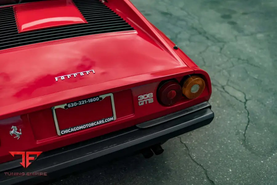 FERRARI 308 GTB FORGED WHEELS AND EXHAUST SYSTEM