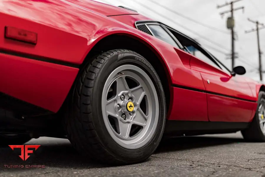 FERRARI 308 GTB FORGED WHEELS AND EXHAUST SYSTEM