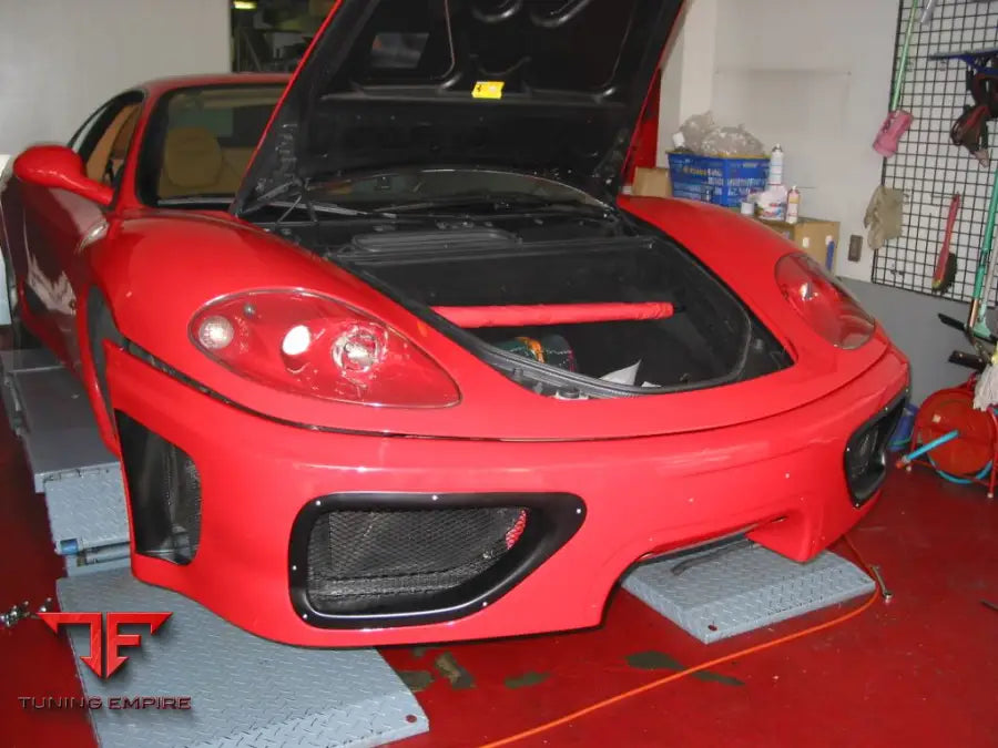 FERRARI 360 GT STYLE FRONT BUMPER WITH LIP SPOILER