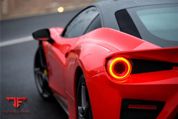 FERRARI 458 COUPE & SPIDER BKSS STYLE TAIL LIGHT COVER BSD