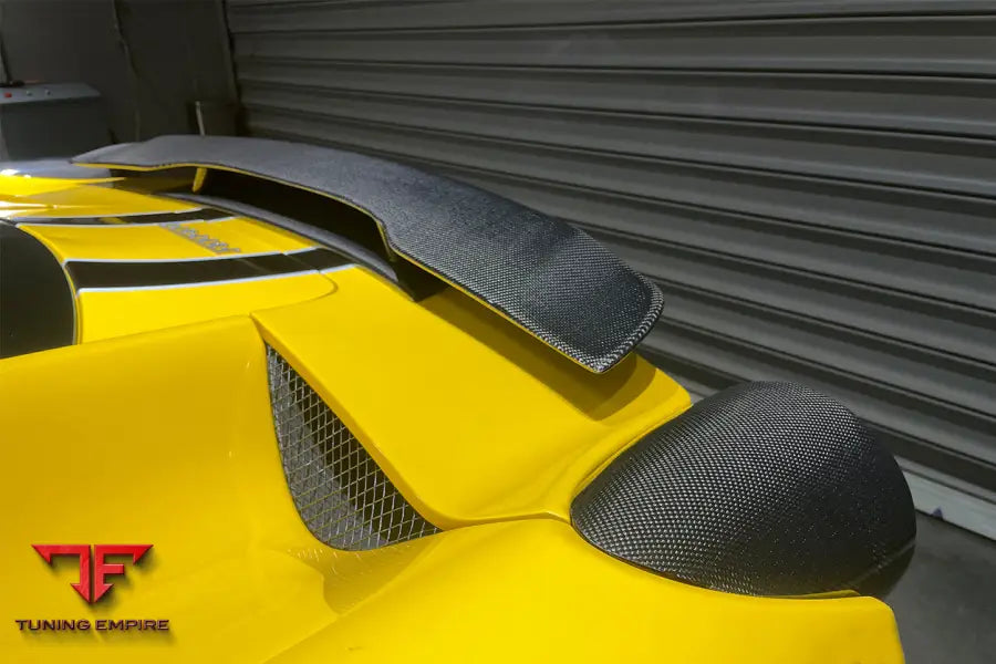 FERRARI 458 COUPE & SPIDER VT STYLE CARBON FIBER TRUNK SPOILER BSD