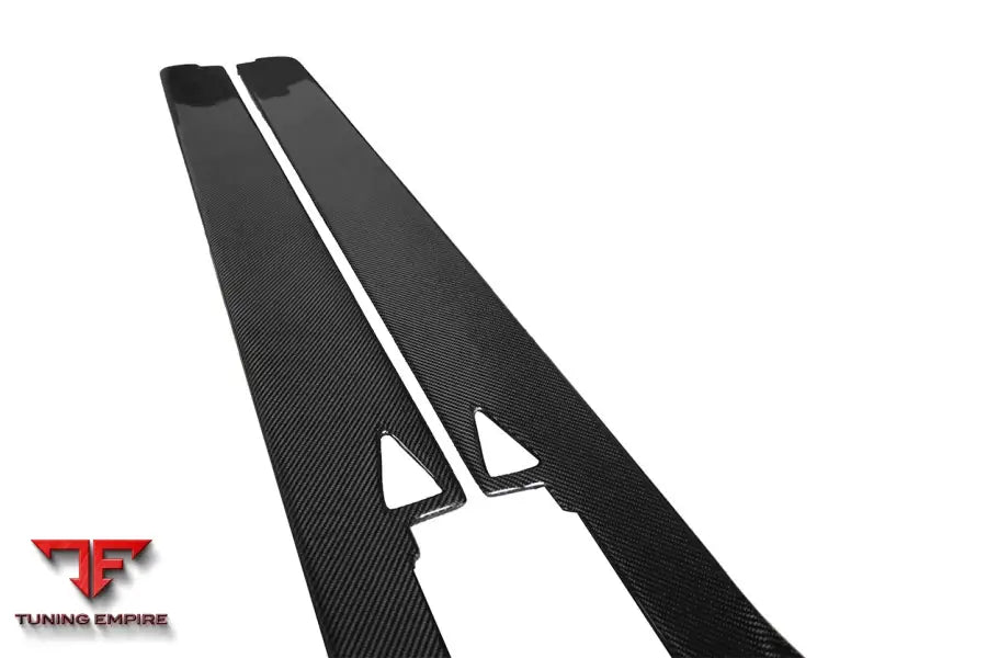 FERRARI 458 COUPE & SPYDER AV STYLE CARBON FIBER SIDE SKIRTS UNDER BOARD BSD