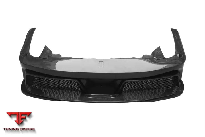 FERRARI 458 COUPE & SPYDER BKSS STYLE CARBON FIBER HOOD AND PARTIAL CARBON FIBER FRONT BUMPER BSD