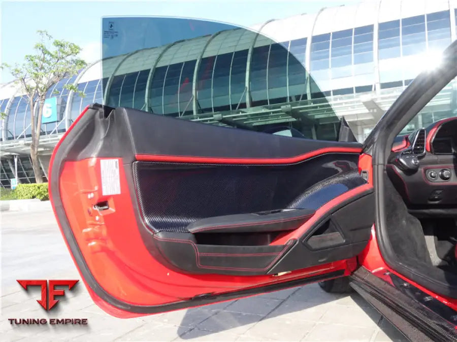 FERRARI 458 COUPE SPYDER CARBON FIBER DOOR PANEL INTERIOR BSD