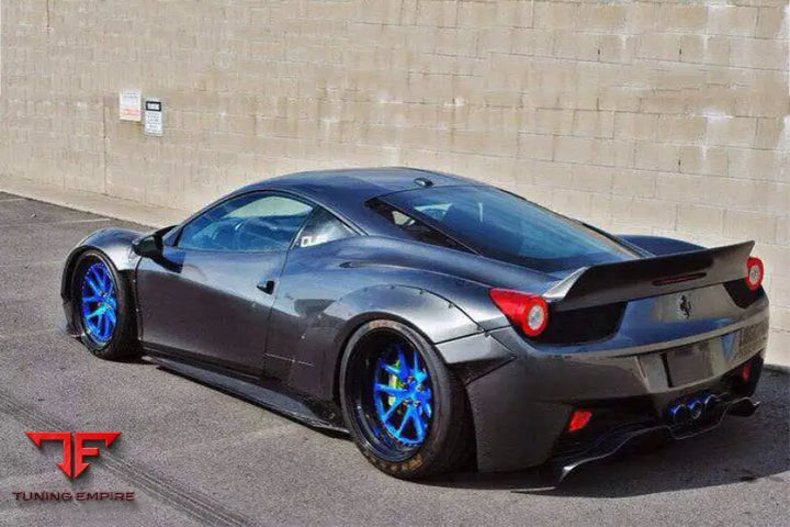 FERRARI 458 COUPE & SPYDER DE STYLE WIDE FENDER FLARE BSD