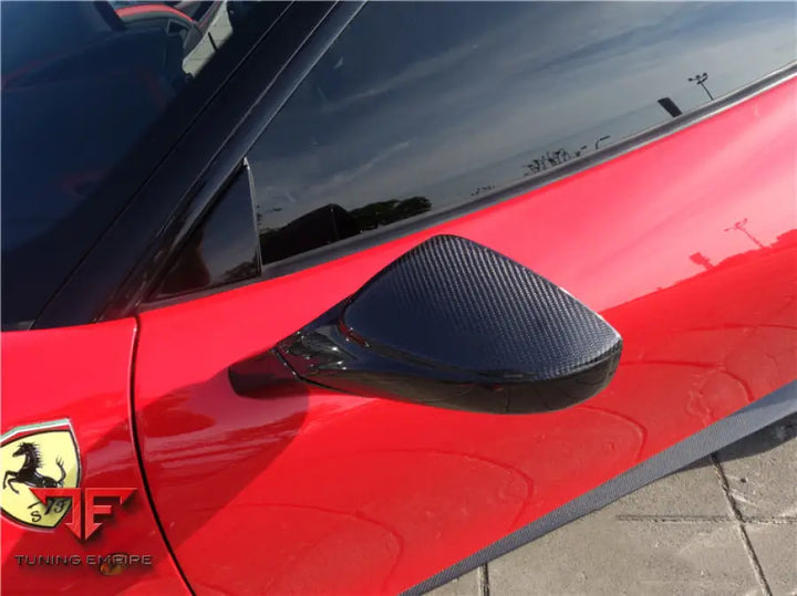 FERRARI 458 COUPE SPYDER SPECIALE DRY CARBON FIBER MIRROR HOUSING REPALCEMENT BSD
