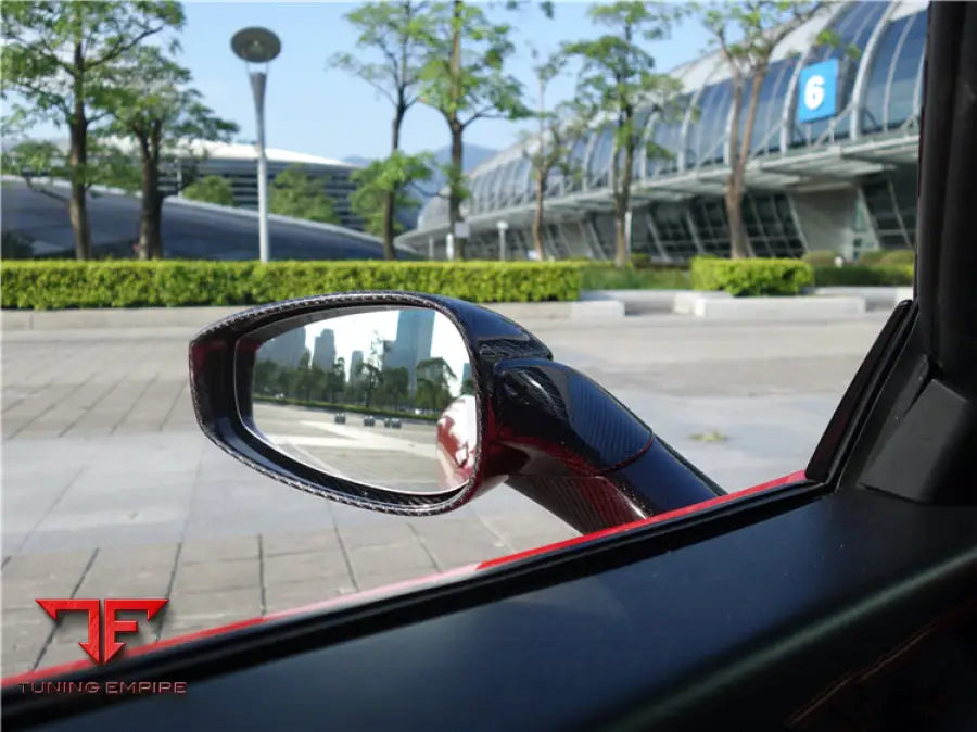 FERRARI 458 COUPE SPYDER SPECIALE DRY CARBON FIBER MIRROR HOUSING REPALCEMENT BSD