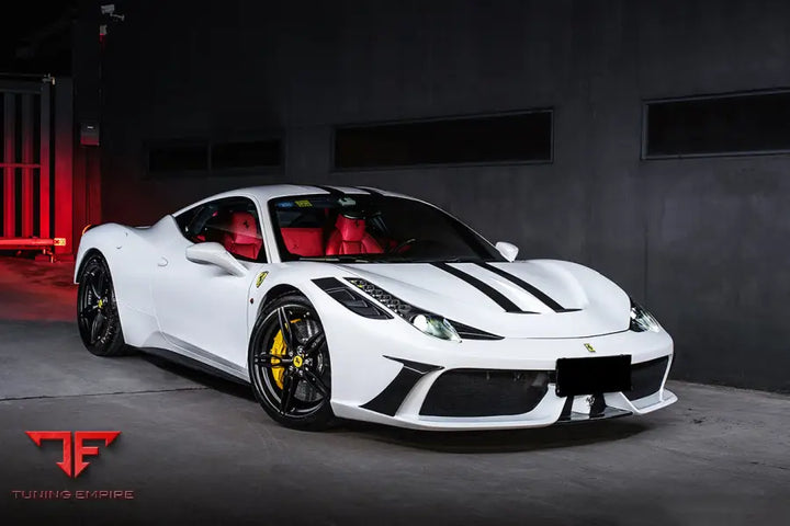 FERRARI 458 COUPE & SPYDER SPECIALE STYLE FRONT BUMPER BSD