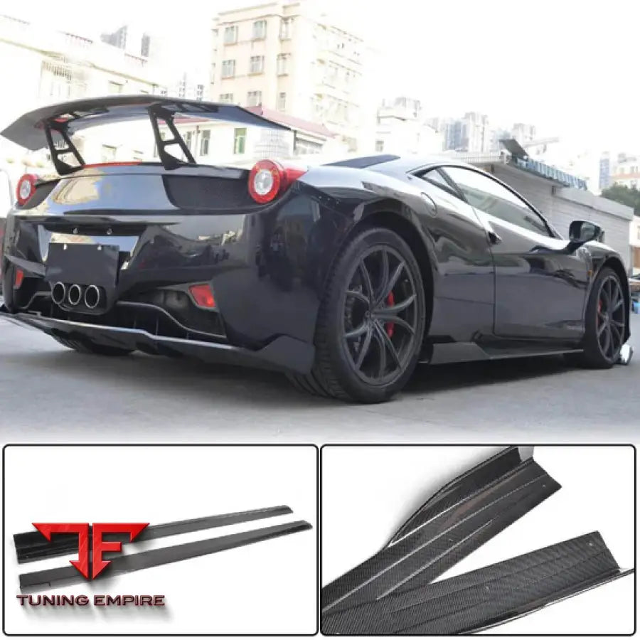 FERRARI 458 ITALIA SPIDER CARBON FIBER PARTS 2011-2013Y
