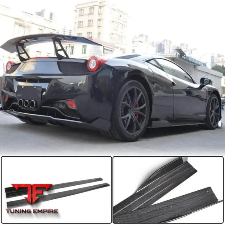 FERRARI 458 ITALIA SPIDER CARBON FIBER PARTS 2011-2013Y