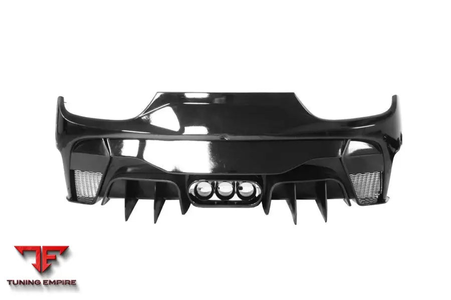 FERRARI 458 ITALY SPIDER VRS STYLE REAR BUMPER WTIPS BSD