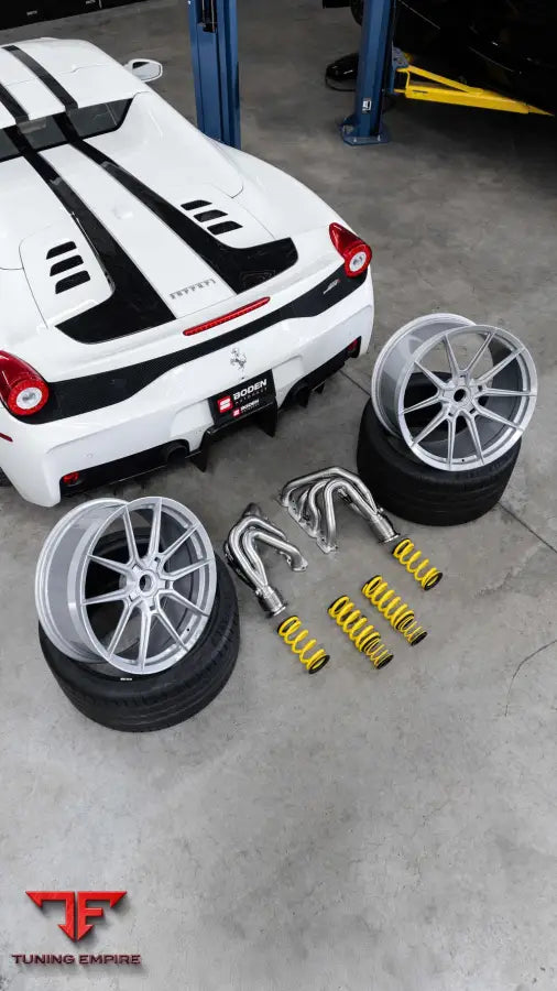 FERRARI 458 SPECIALE FORGED WHEELS AND EXHAUST SYSTEM