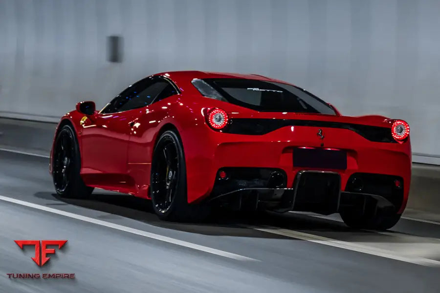 FERRARI 458 SPECIALE REAR BUMPER WITH DIFFUSER & LIGHTS BSD