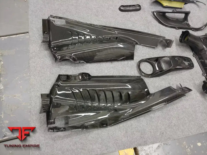 FERRARI 488 CARBON FIBER INTERIOR AND ENGINE BAY PARTS