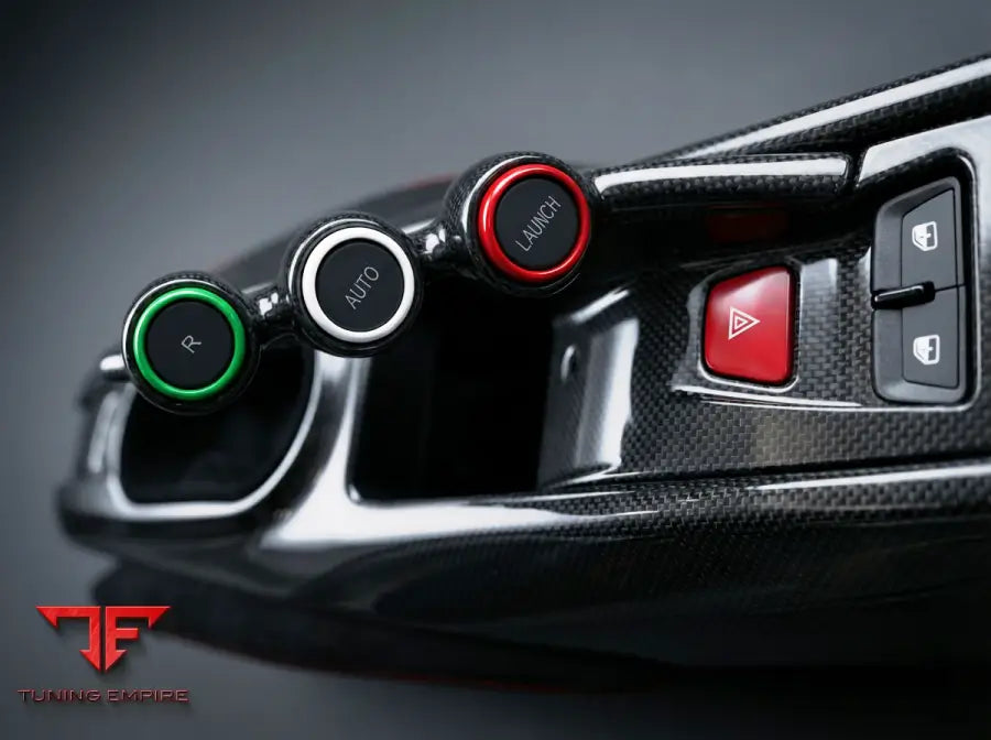 FERRARI 488 CARBON FIBER INTERIOR AND ENGINE BAY PARTS