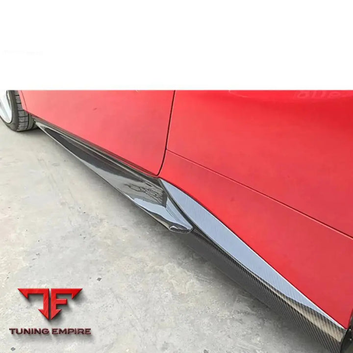 FERRARI 488 CARBON FIBER SIDE SKIRTS