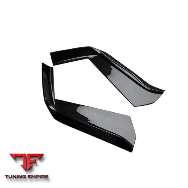 FERRARI 488 CONVERTIBLE COUPE 2-DOOR CARBON FIBER FRONT BUMPER SPLITTERS 2015-2019Y