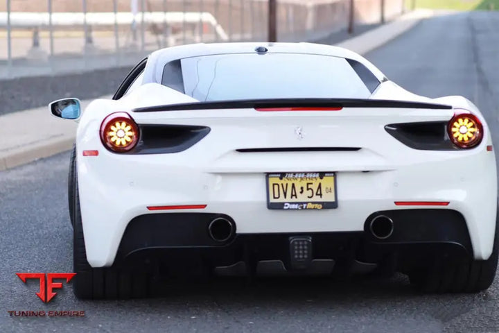 FERRARI 488 GTB BKSS STYLE CARBON FIBER TRUNK SPOILER BSD