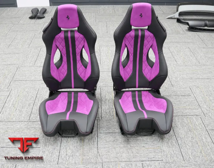 FERRARI 488 GTB CARBON FIBER SEATS