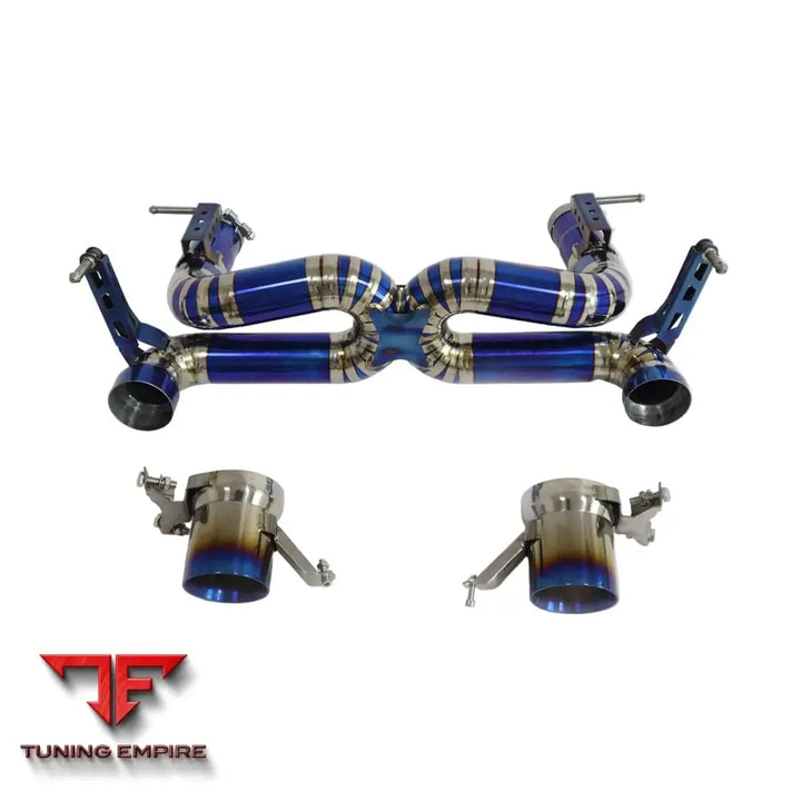FERRARI 488 GTB/PISTA F142M 3.9T TITANIUM CATBACK RAZOR EXHAUST