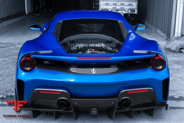 FERRARI 488 GTB PISTA STYLE REAR BUMPER & WING BSD
